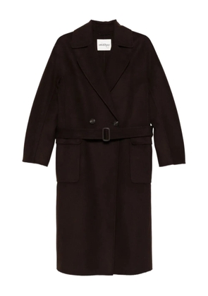 Ottod'Ame belted double-breasted coat - Brown