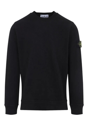 Stone Island logo-detail crew-neck sweatshirt - Black