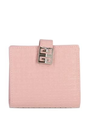 Givenchy embossed-logo leather wallet - Pink