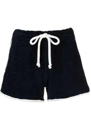 Jacob Cohën logo-embossed cotton shorts - Blue