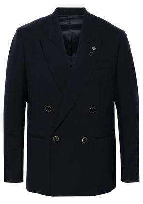 Lardini double-breasted blazer - Blue