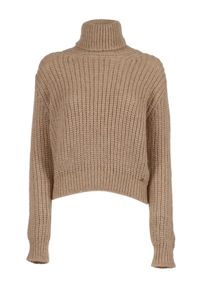 Fay Dolcevita sweater - Brown