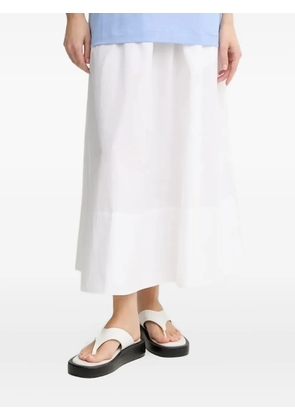 By Malene Birger Pheobes elastic-waistband midi skirt - White