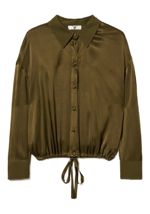 TWINSET drawstring shirt - Green