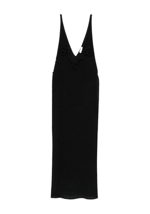 Magda Butrym V-neck maxi dress - Black
