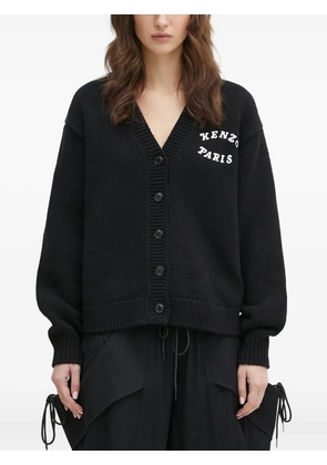 Kenzo 'Kenzo Verdy Market' floral-embroidered cardigan - Black