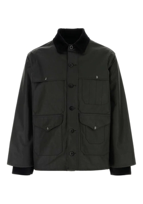 Junya Watanabe MAN check-pattern jacket - Black
