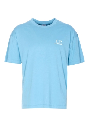 C.P. Company logo-print round-neck T-shirt - Blue