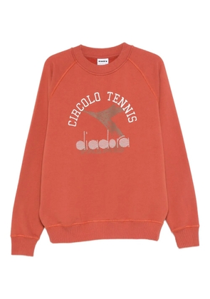 Diadora logo-print sweatshirt - Brown