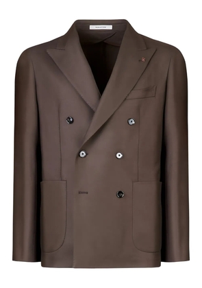 Tagliatore double-breasted blazer - Brown