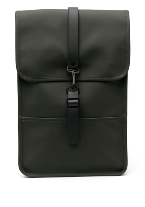 Rains carabiner-fastening waterproof backpack - Green