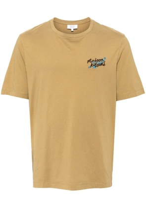 Maison Kitsuné handwriting comfort T-shirt - Neutrals