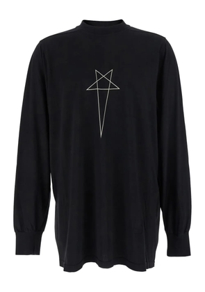 Rick Owens DRKSHDW star-print long-sleeve t-shirt - Black