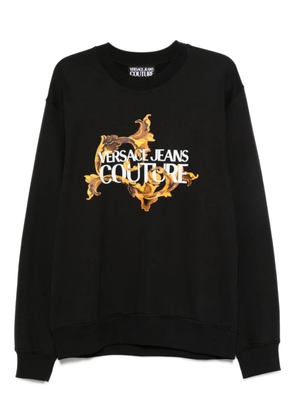 Versace Jeans Couture baroque-print sweatshirt - Black