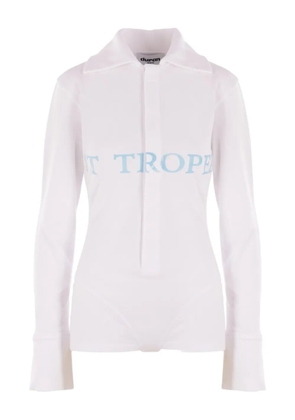Duran Lantink piqué bodysuit - White