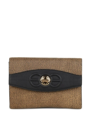 Borbonese logo-detail wallet - Brown