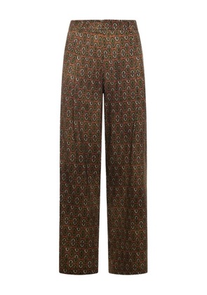 Pierre-Louis Mascia patterned trousers - Brown