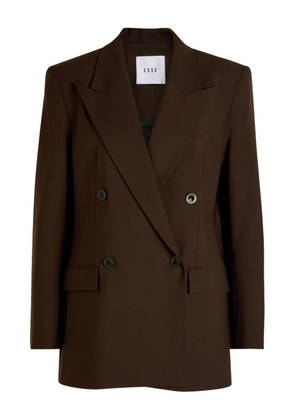 Esse Studios Onus double-breasted blazer - Brown
