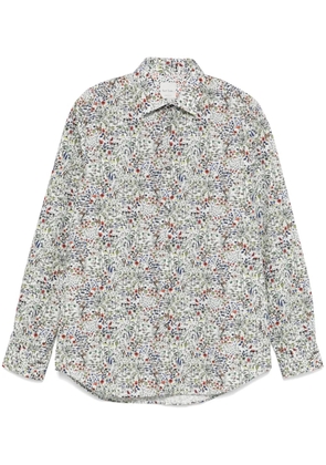 Paul Smith Sketch Floral-print shirt - White