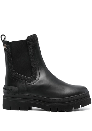 Tommy Hilfiger Chelsea felted boots - Black