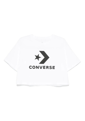 Converse logo-print T-shirt - White