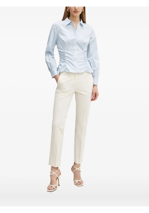 GUESS USA striped cinched-waist shirt - Blue