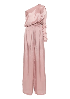 Rick Owens asymmetric organza playsuit - Pink