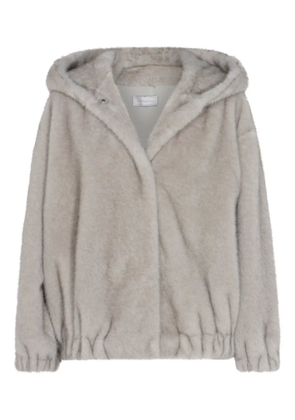 Antonelli hooded coat - Grey