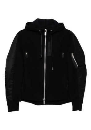 sacai twill jacket - Black