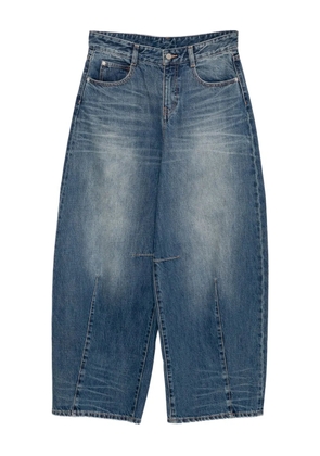 JNBY wide-leg rolled-edge jeans - Blue