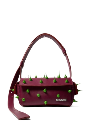 Sunnei small Spiky Labauletto shoulder bag - Red