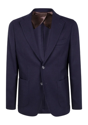 Barba Bactive Mono textured blazer - Blue