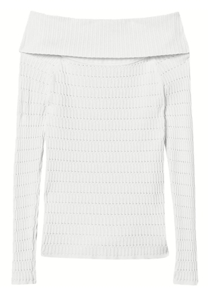 TWINSET off-shoulder sweater - White