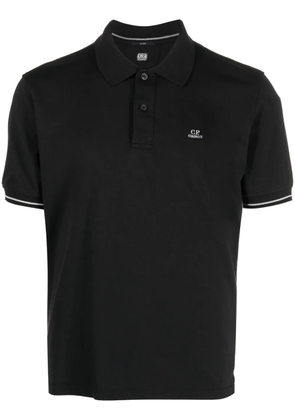 C.P. Company short-sleeved polo shirt - Black