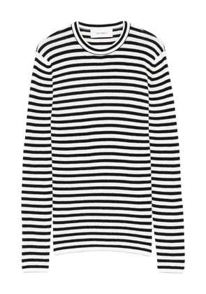 Lisa Yang striped crew-neck top - White