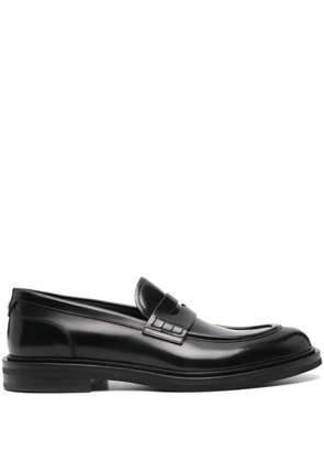 Dolce & Gabbana brushed leather loafers - Black
