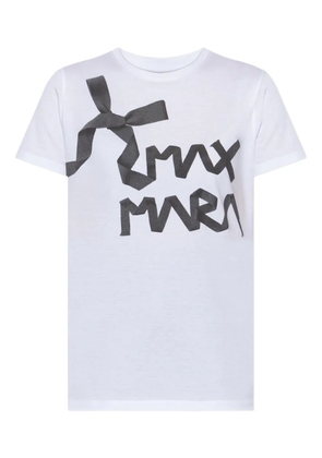 Max Mara logo-print T-shirt - White
