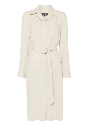 Barbara Bui crepe midi dress - Neutrals