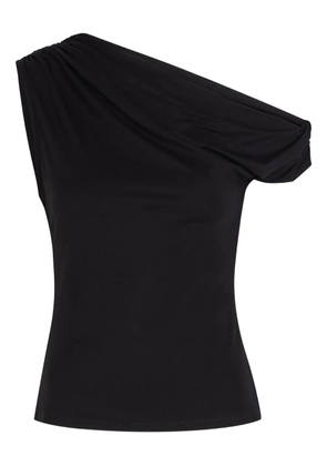 Reformation Belle one-shoulder blouse - Black