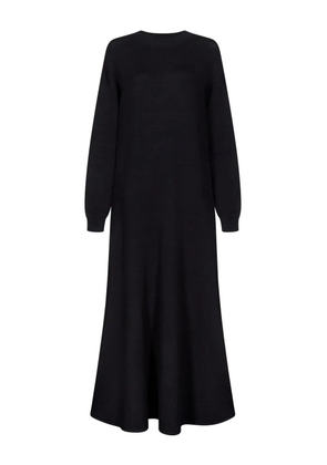 LouLou de Saison Lucy long-sleeve maxi dress - Black