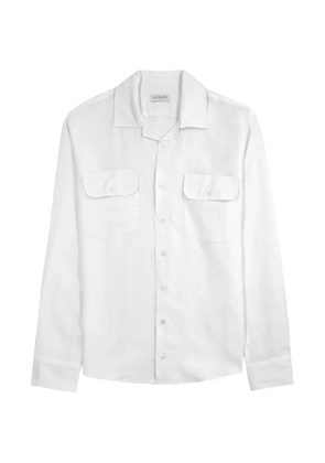 GUSARI linen shirt - White