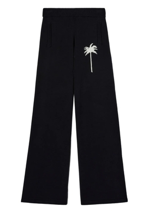 Palm Angels palm tree knitted trousers - Black