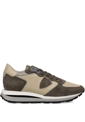 Philippe Model Paris Tropaz Haute suede-panel sneakers - Neutrals