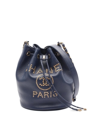 CHANEL Pre-Owned 2019 Deauville shoulder bag - Blue