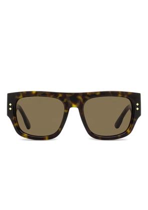 Gucci Eyewear GG1262 rectangular-frame sunglasses - Brown