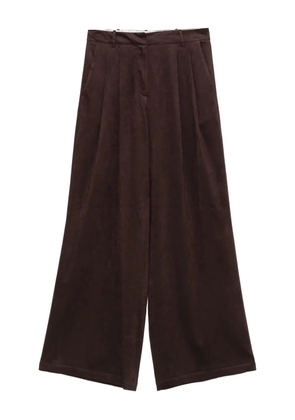 Alysi pleat-detailed trousers - Brown