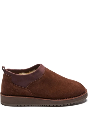 Suicoke suede slip-on boots - Brown