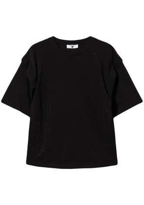 TWINSET rhinestone-embellished T-shirt - Black