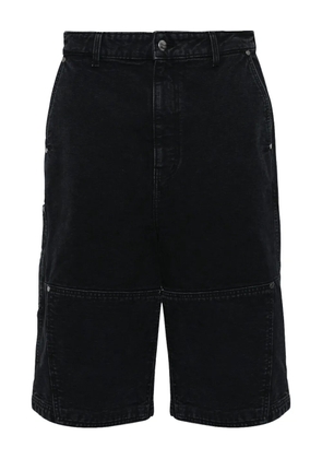 RHUDE washed canvas shorts - Black