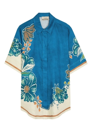 ALEMAIS Luda floral shirt - Blue